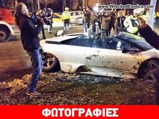 Φωτογραφία για Έχασε τον έλεγχο και έπεσε με την Lamborghini σε δέντρο...