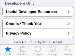 Φωτογραφία για Εvasi0n για iOS 7.0.6  είναι διαθέσιμο