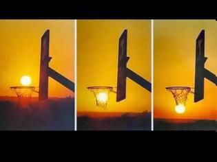 Φωτογραφία για Όταν ο ήλιος...παίζει μπάσκετ!