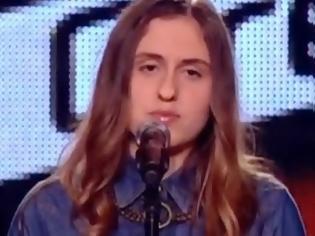 Φωτογραφία για Συγκλονιστική η 16χρονη Αρετή Κοσμίδου (από την Αλεξανδρούπολη) στο The Voice!