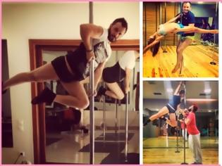 Φωτογραφία για Οι διάσημες Ελληνίδες μαθαίνουν pole dancing από... άνδρα! [video]