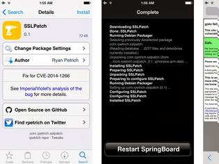 Φωτογραφία για Και επίσημα στον Cydia το SSLPatch