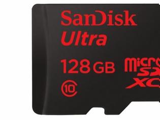 Φωτογραφία για H μεγαλύτερη κάρτα μνήμης στον κόσμο από την SanDisk είναι 128GB
