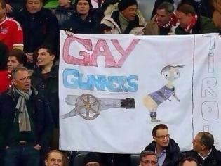 Φωτογραφία για ΕΠΕΜΒΑΣΗ UEFA ΚΑΙ ΑΠΕΙΛΗ ΤΙΜΩΡΙΑΣ ΤΗΣ ΜΠΑΓΕΡΝ ΓΙΑ ΤΟ... «Gay Gunners»! (ΡΗΟΤΟ)