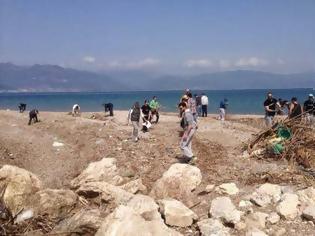 Φωτογραφία για Πάτρα: Οι Kitesurfers καθάρισαν την παραλία στο Δρέπανο