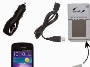Φωτογραφία για Samsung SCH-i110 Illusion Battery Charger Kit | Contains multiple charging options!