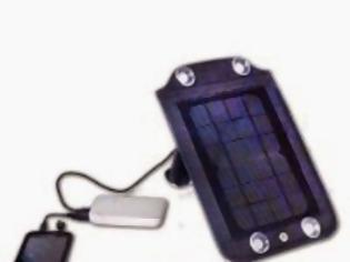 Φωτογραφία για SOLARBAK stand alone Solar Panel - Charges mobile devices, attaches to car window etc