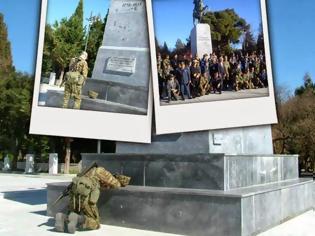 Φωτογραφία για Συγκίνησε ο στρατιώτης: Γονάτισε μπροστά στο άγαλμα του Κολοκοτρώνη!