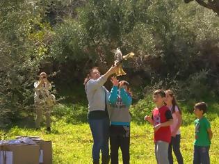 Φωτογραφία για Με μαθητές του Λεωνιδίου η απελευθέρωση γερακίνων που διοργάνωσε ο Φορέας Διαχείρισης όρους Πάρνωνα υγροτόπου Μουστού