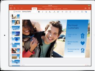 Φωτογραφία για Η Microsoft παρουσίασε το Office για iPad