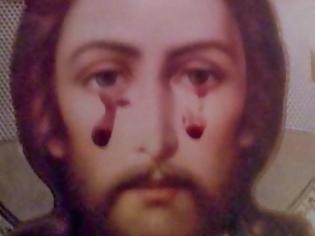 Φωτογραφία για Τρέχουν δάκρυα με αίμα σε εικόνα του Χριστού στη Γεωργία;