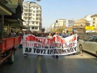 Φωτογραφία για Θεσσαλονίκη: Πορεία διαμαρτυρίας από τους γιατρούς και τα μέλη του σωματείου του νοσοκομείου Παπαγεωργίου [Video]