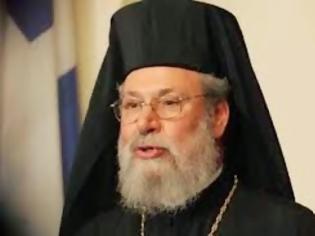 Φωτογραφία για Η Α. Μ. ο Αρχιεπίσκοπος Κύπρου εξέφρασε τη συμπάθειά του στον κ. Ταλάτ