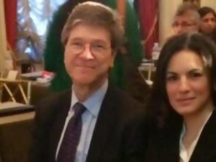 Φωτογραφία για Η Όλγα με τον Jeffrey Sachs στις ΗΠΑ