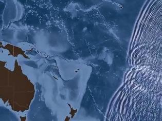 Φωτογραφία για Τρομακτικό βίντεο: Πώς το τσουνάμι που δημιούργησε ο σεισμός της Χιλής εξαπλώθηκε σε όλο τον Ειρηνικό Ωκεανό
