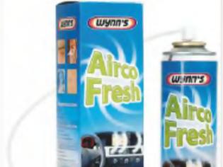 Φωτογραφία για AIRCO Fresh από τη Wynn’s : Πρωτοποριακό προϊόν για τον σωστό, αποτελεσματικό και υγιεινό καθαρισμό των κλιματιστικών αυτοκινήτων !