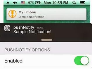 Φωτογραφία για pushNotify: Cydia tweak new...πάρτε τις ειδοποιήσεις στον υπολογιστή σας