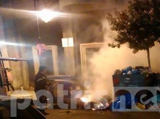Φωτογραφία για Ηλεία: Φωτιά σε κάδους στο παλιό νοσοκομείο!