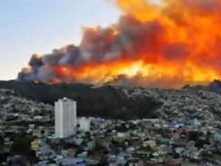 Φωτογραφία για Κάηκαν 500 σπίτια σε πυρκαγιά στη Χιλή