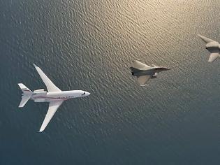 Φωτογραφία για Πτήση σε σχηματισμό nEuron με Rafale και Falcon 7X - Δείτε το βίντεο