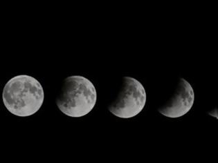 Φωτογραφία για Έτσι έγινε χθες η ολική έκλειψη της Σελήνης σε επτά στάδια