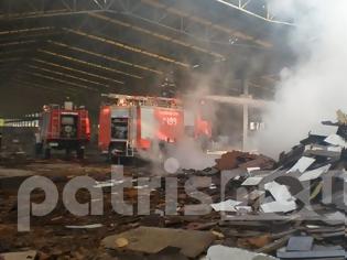 Φωτογραφία για Ηλεία: Πυρκαγιά σε παλιό εργοστάσιο στη Συντριάδα