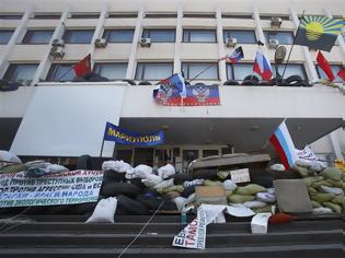 Φωτογραφία για Οι φιλορώσοι διαδηλωτές στην Ουκρανία απορρίπτουν την συμφωνία της Γενεύης