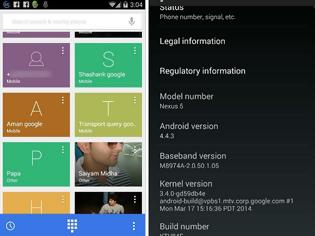 Φωτογραφία για Το Android 4.4.3 φέρνει μεγάλες αλλαγές στον Dialer της Google