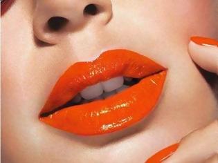 Φωτογραφία για Πορτοκαλί αποχρώσεις στα χείλη