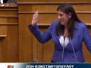 Φωτογραφία για «Αποχαιρέτησε» η Κωνσταντοπούλου Σταϊκούρα, Στουρνάρα και κυβέρνηση (video)