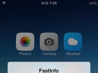 Φωτογραφία για FastInfo: Cydia tweak new free