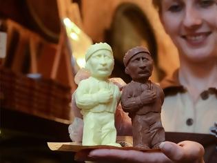 Φωτογραφία για Στην Ουκρανία δημιούργησαν σοκολάτα με τη μορφή του Πούτιν ως φυλακισμένο [photos]