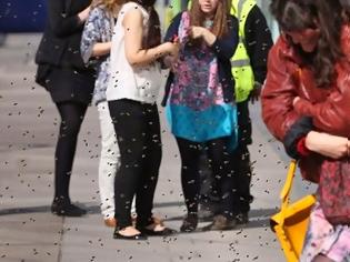Φωτογραφία για Σκηνές από ταινία τρόμου στο κέντρο του Λονδίνου: Χιλιάδες μέλισσες κάλυψαν αυτοκίνητα και περαστικούς