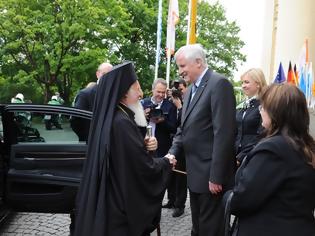 Φωτογραφία για Θερμή υποδοχή στον Οικουμενικό Πατριάρχη από τον Πρωθυπουργό της Βαυαρίας