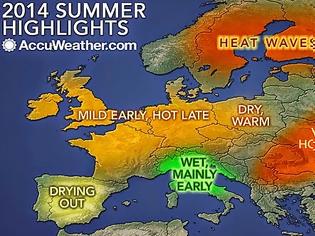 Φωτογραφία για Θερμό και ξηρό το φετινό καλοκαίρι σύμφωνα με το Accuweather!