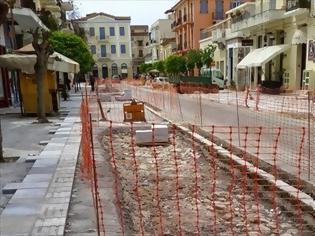 Φωτογραφία για Εργασίες ανάπλασης αποκάλυψαν τα παλαιά τείχη του Ναυπλίου