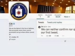 Φωτογραφία για Η CIA πλέον και στο Twitter