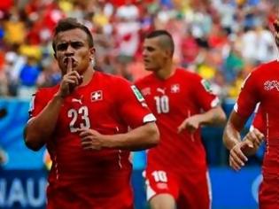 Φωτογραφία για Παγκόσμιο Κύπελλο Ποδοσφαίρου 2014: Στους 16 η Ελβετία με 3-0 την Ονδούρα