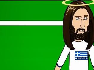 Φωτογραφία για Ξεκαρδιστικό βίντεο! Ο... Ιησούς Σαμαράς έγινε καρτούν και κοντράρεται με τον Γιάγια Τουρέ