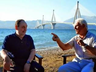Φωτογραφία για Πάτρα: Δέκα χρόνια μετά - Οι δυο αρχιμηχανικοί κατασκευής της Γέφυρας Χαρίλαος Τρικούπης συναντώνται στη...σκιά της!