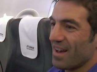 Φωτογραφία για Τα δάκρυα του Καραγκούνη μέσα στο αεροπλάνο για Αθήνα [video]