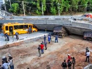 Φωτογραφία για Η γέφυρα που έκοψε στα δύο οχήματα στη Βραζιλία