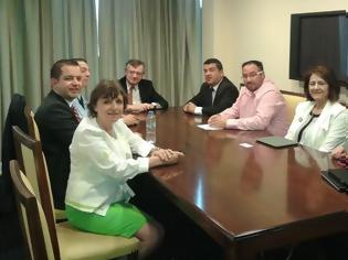 Φωτογραφία για Συναντήσεις ΥΦΥΠΕΞ Άκη Γεροντόπουλου με Προεδρείο Παγκόσμιας Διακοινοβουλευτικής Ένωσης Ελληνισμού και Ουκρανό Πρέσβη