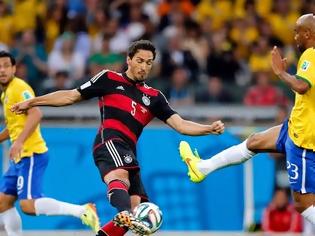 Φωτογραφία για Το πρώτο γκολ στον αγώνα Βραζιλία - Γερμανία στο 11 λεπτό