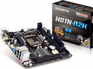 Φωτογραφία για Η Gigabyte θα κυκλοφορήσει τη mini-ITX μητρική H81N-D2H
