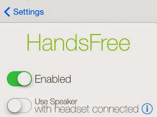 Φωτογραφία για HandsFree: Cydia tweak new 1.0 ($0.99)