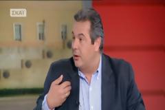 Π.Καμμένος-Ο Παπανδρέου είναι μεγάλος απατεώνας…Θα επανακρατικοποίησουμε την ΤτΕ