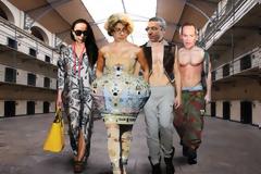 Η καινούρια collection με την ονομασία «Φυλακή Look» παρουσίασε στις φυλακές Κορυδαλλού ο Λάκης Γαβαλάς