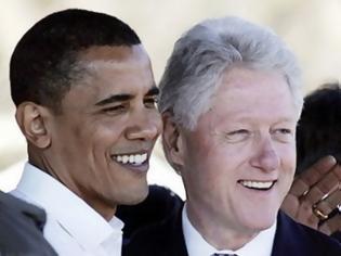 Φωτογραφία για Κοινή προεκλογική εμφάνιση Μπιλ Κλίντον και Μπαράκ Ομπάμα