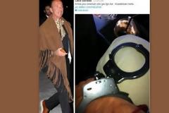 Ο Λάκης Γαβαλάς ανέβασε στο twitter τις χειροπέδες του!